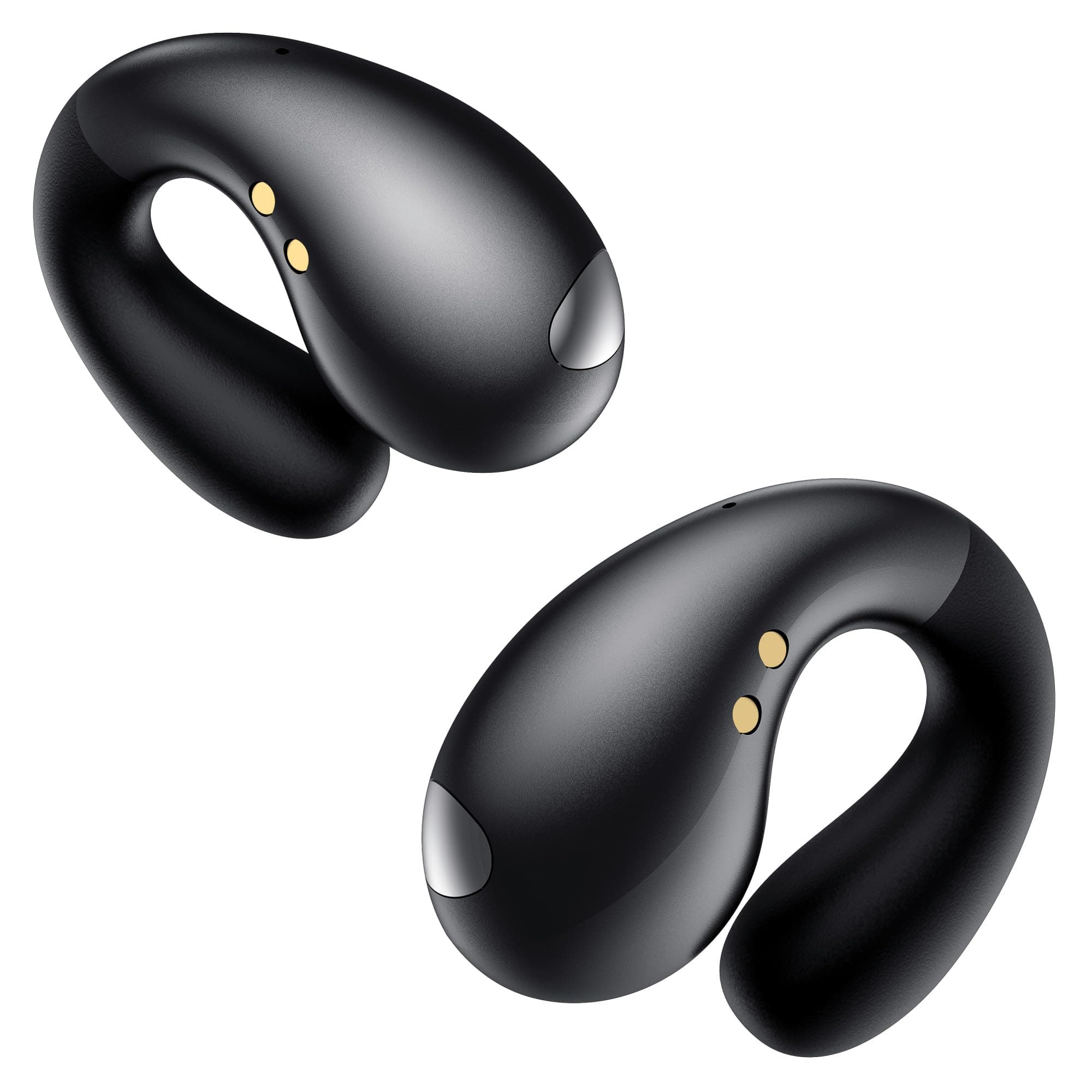 Ultra Open-Ear-Earbuds Wireless Bluetooth - Waterproof Design and Secure Fit for Small Ears, Classic Black  
Ultra Open-