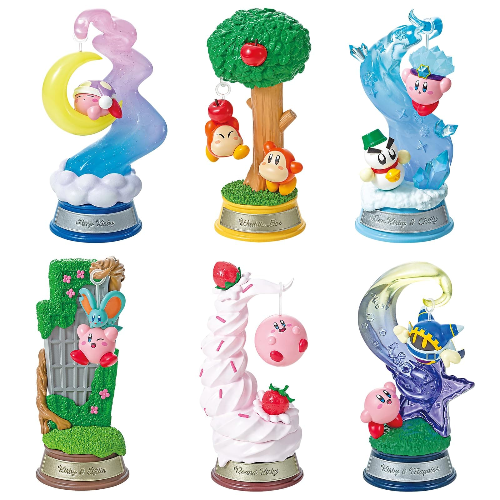 Re-Ment Swing Kirby in Dream Land Blind Box for Collectors - Includes 1 of 6 Collectible Mini Figurines - Fun and Versat