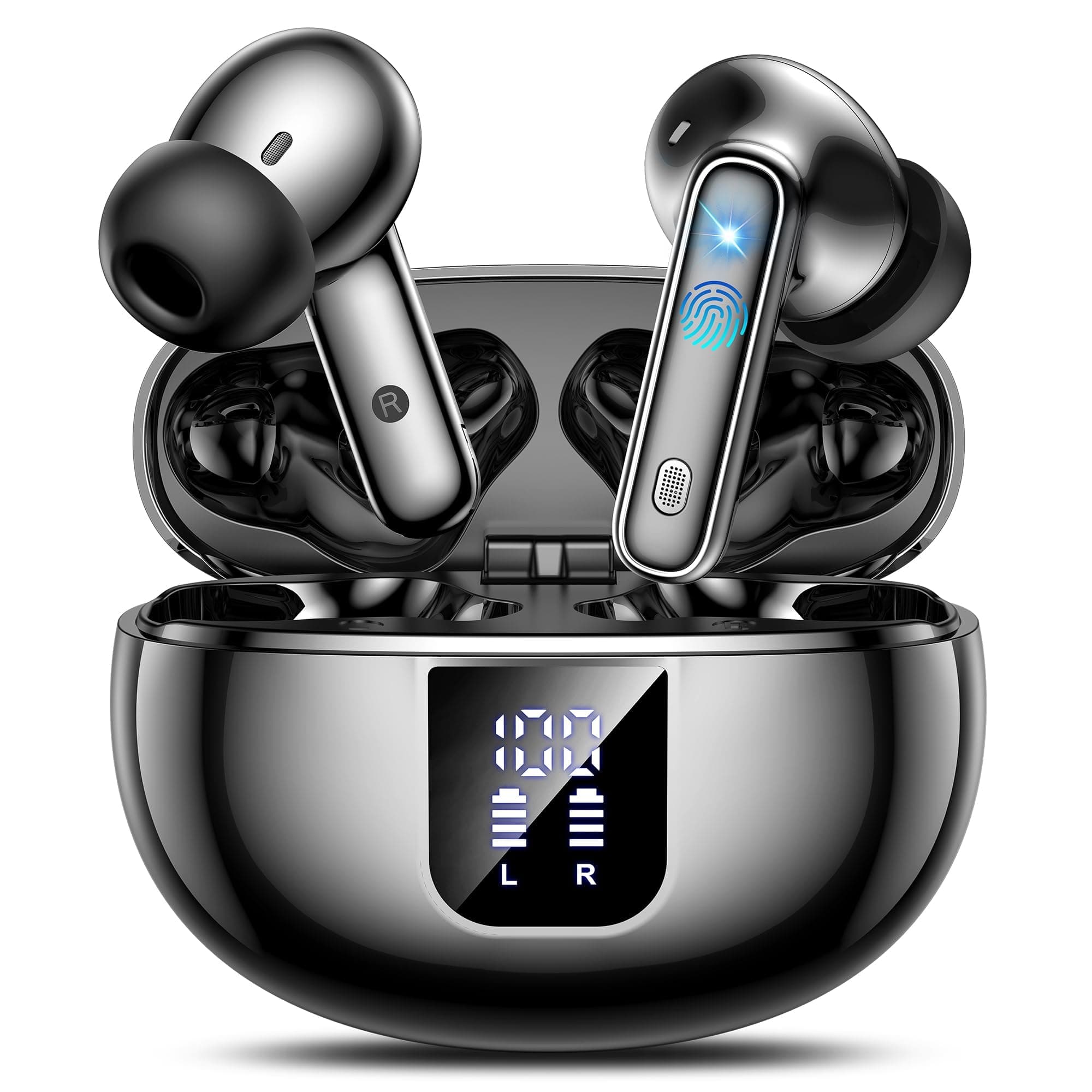 Real Time AI Translation Earbuds for Spanish/English Speakers - 144 Languages Accents Translator, 36H Playtime, 3-in-1