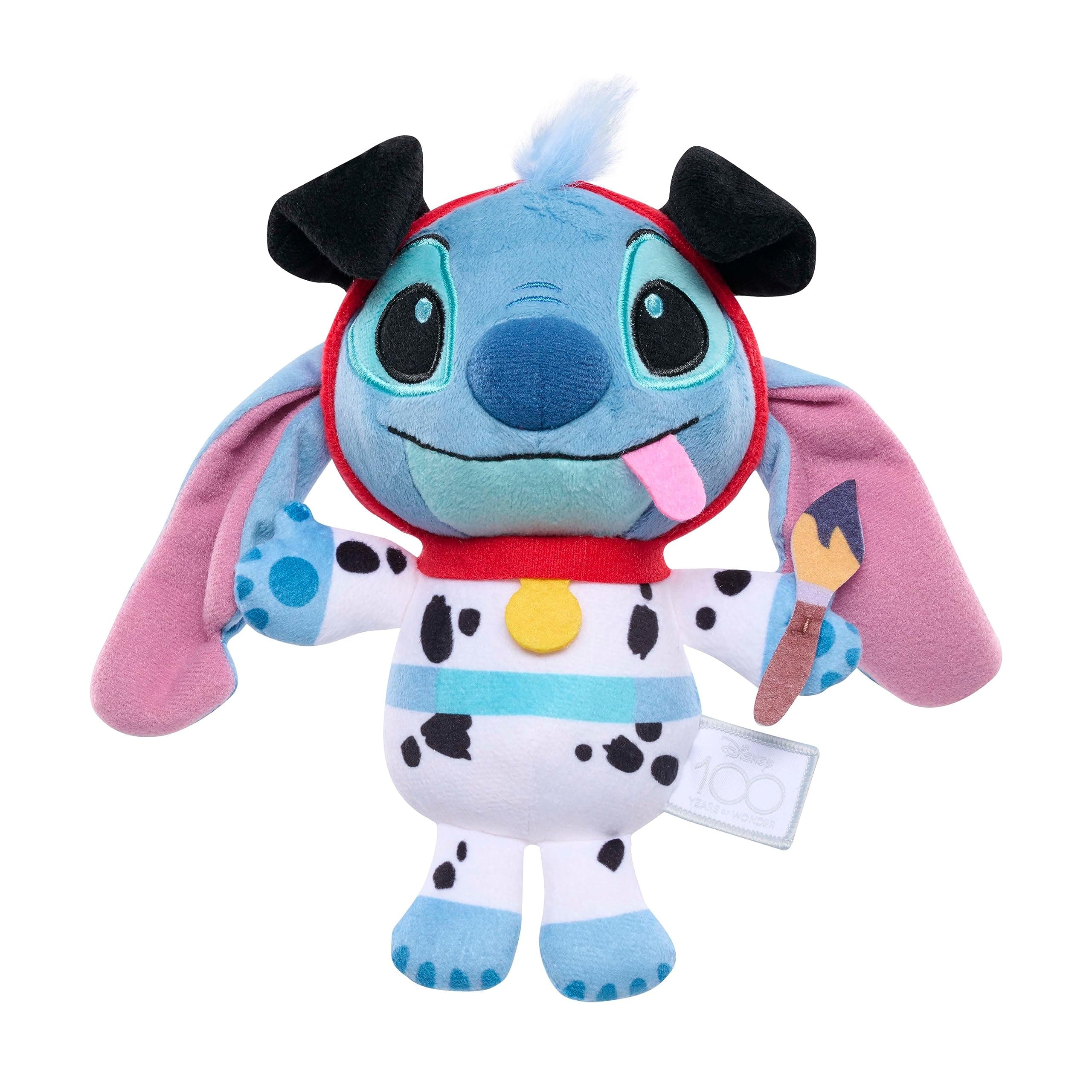 Disney 100 Years of Wonder Stitch Plush Toy for Kids Ages 2+, Soft Pongo Small Stuffed Animal, Safe and Cute Childhood T