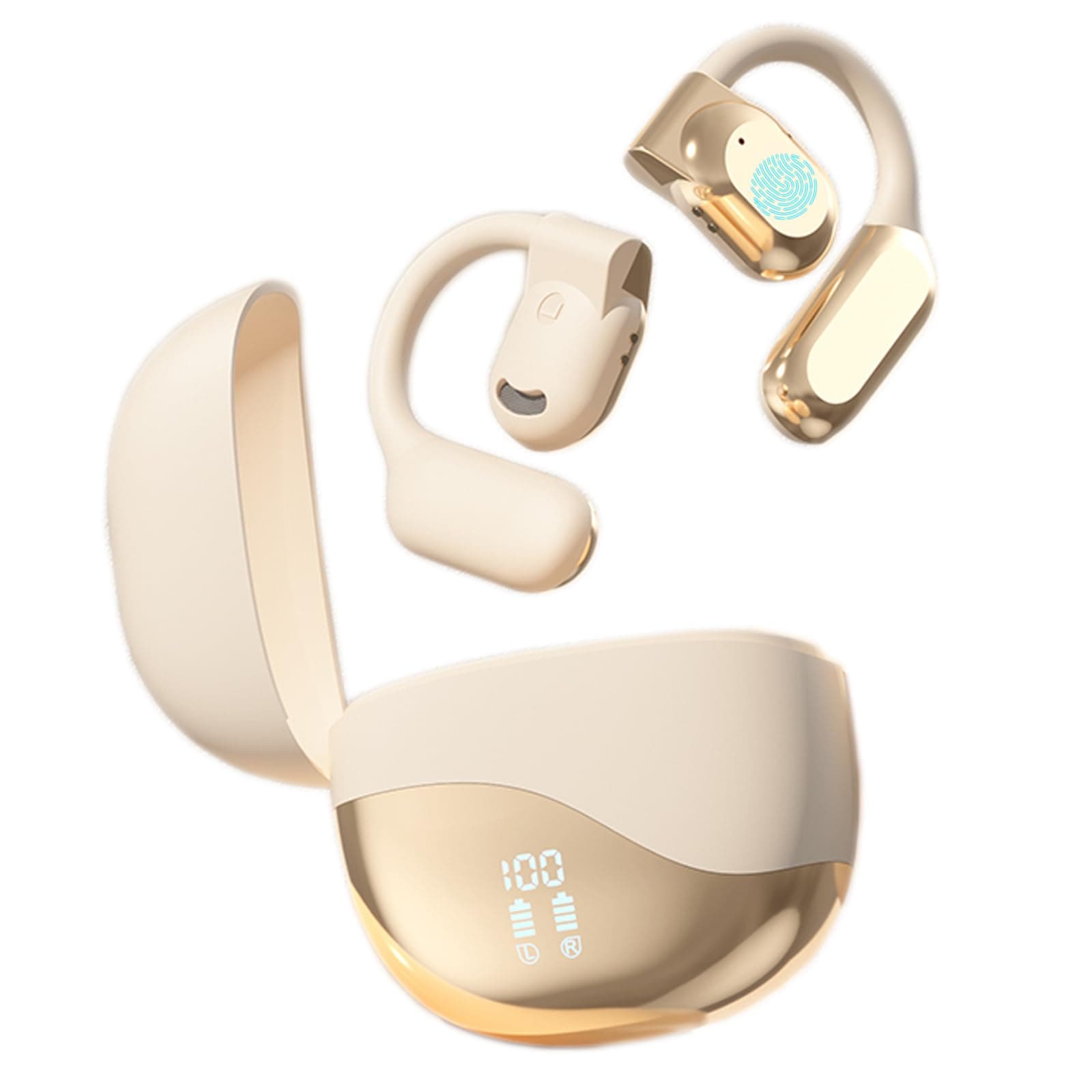 AI Translator Earbuds Real-Time for Travelers - 3-in-1 Language Translation Earbuds with 144 Languages, HD Sound, Long B