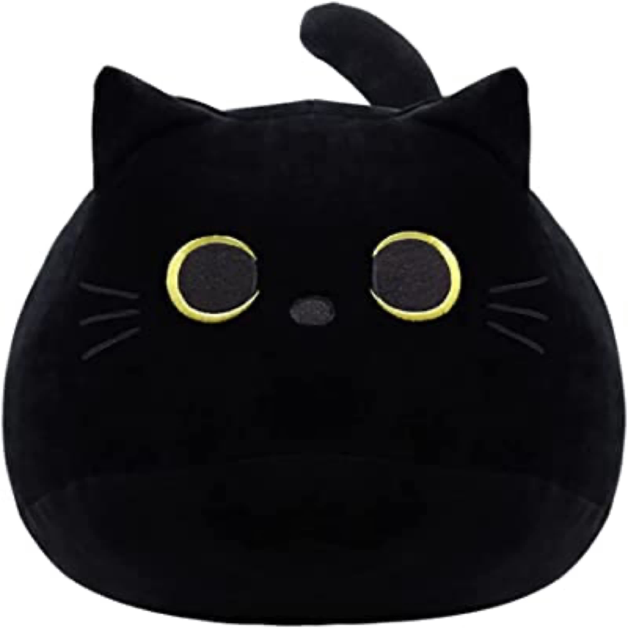 Black Cat Plush Toy 16'' Pillow Soft Plush Doll Gifts for Boys Girls
| 3D Black Cat Plushies Pillow Baby Cute Plush Toy