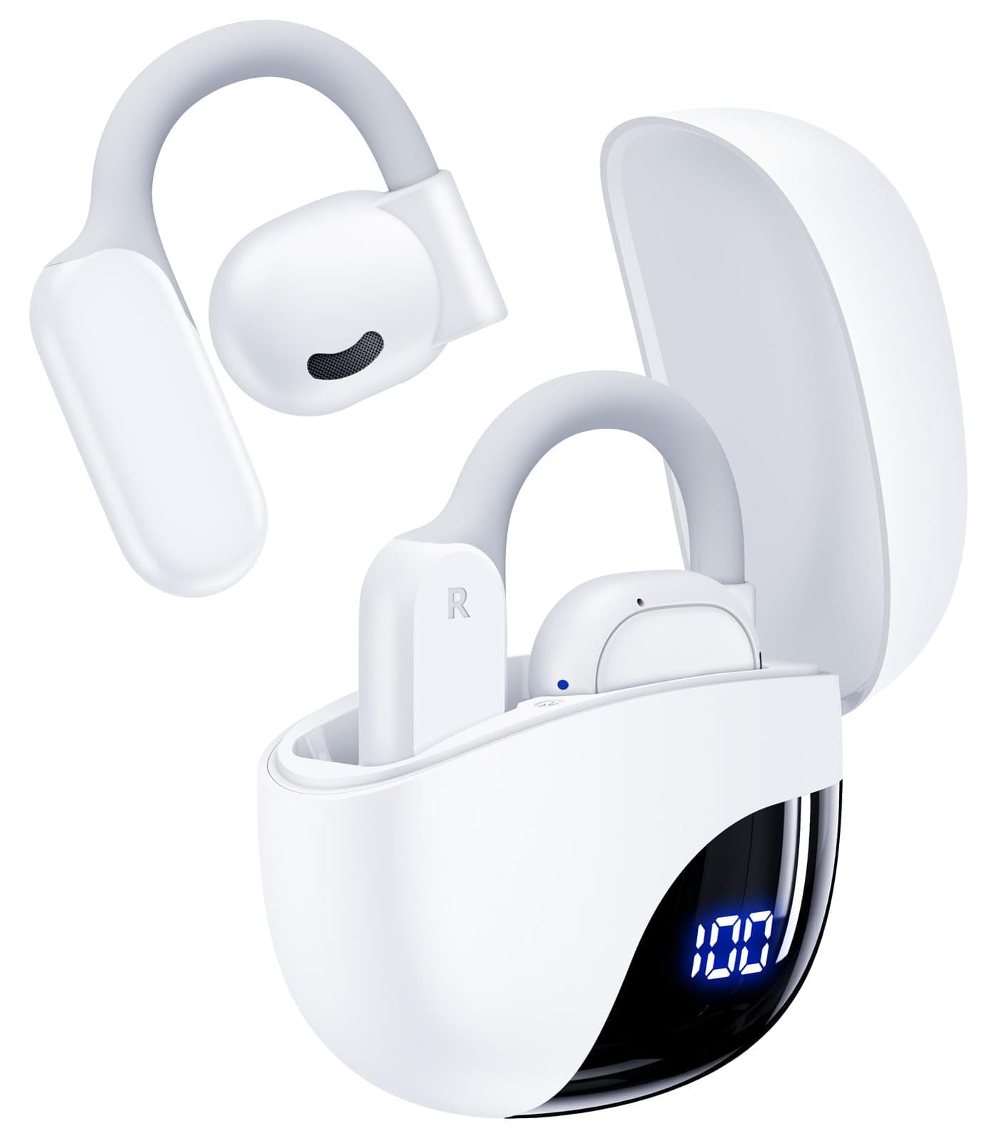 Real Time Translation Earbuds 164 Languages 80H Playtime for Travel and Business White
Real Time Translation Earbuds 164