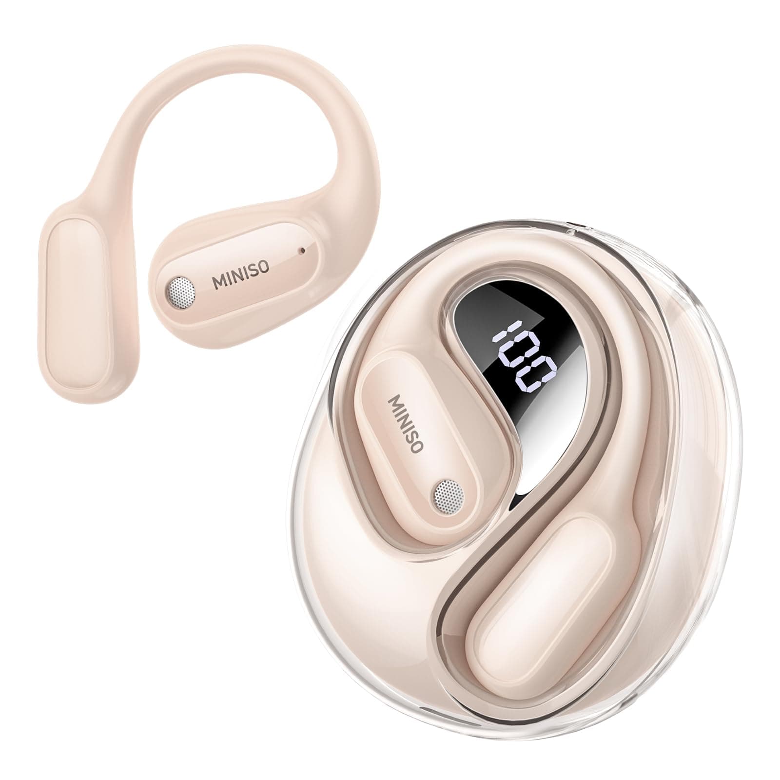 MINISO Real Time Language Translator Earbuds with 135 Languages
MINISO Open-Ear Translating Earbuds with 60Hrs Playtime
