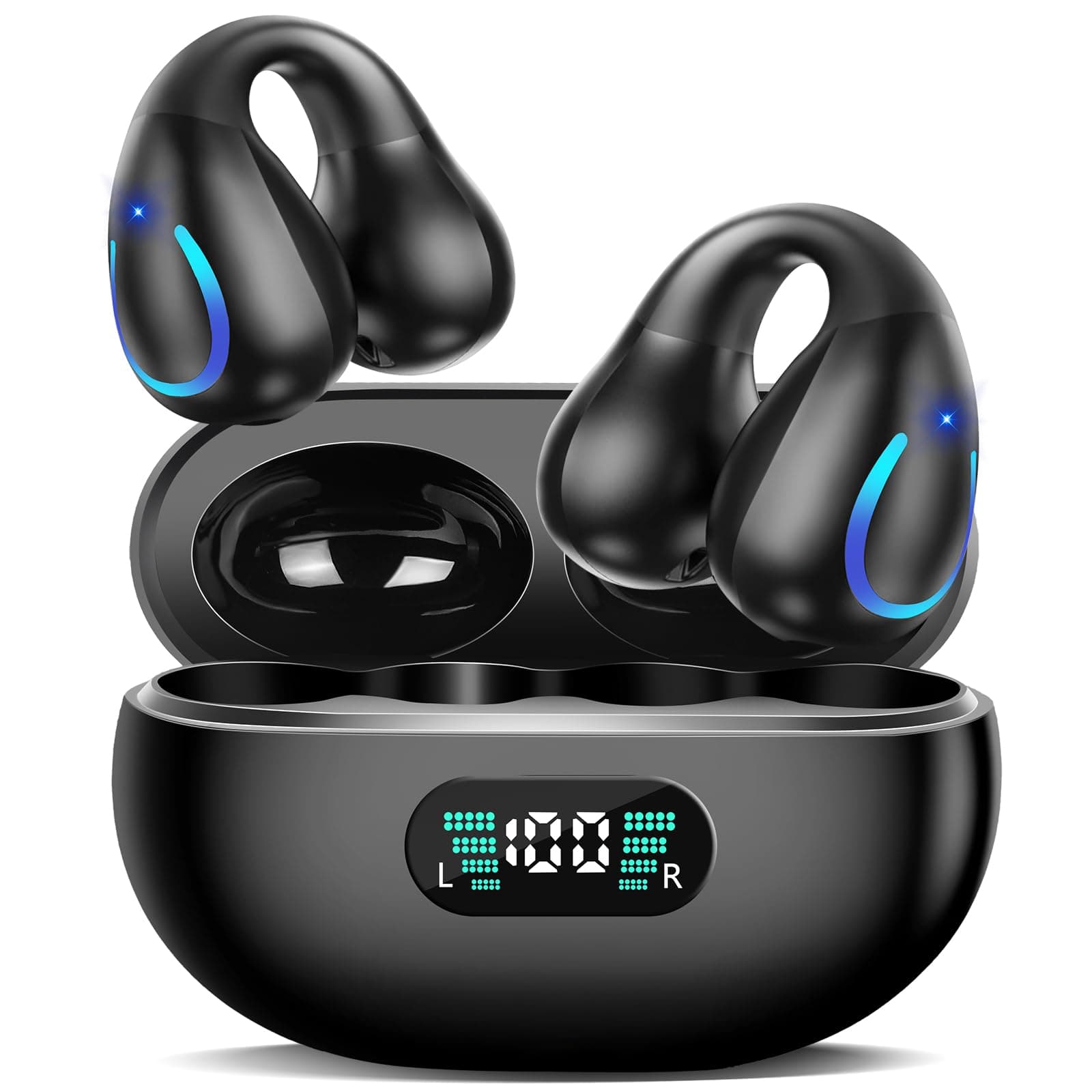 Clip on Earbuds AI Language Translation Headphones for Travel and Business Real-Time Translator
| Real-Time Translator