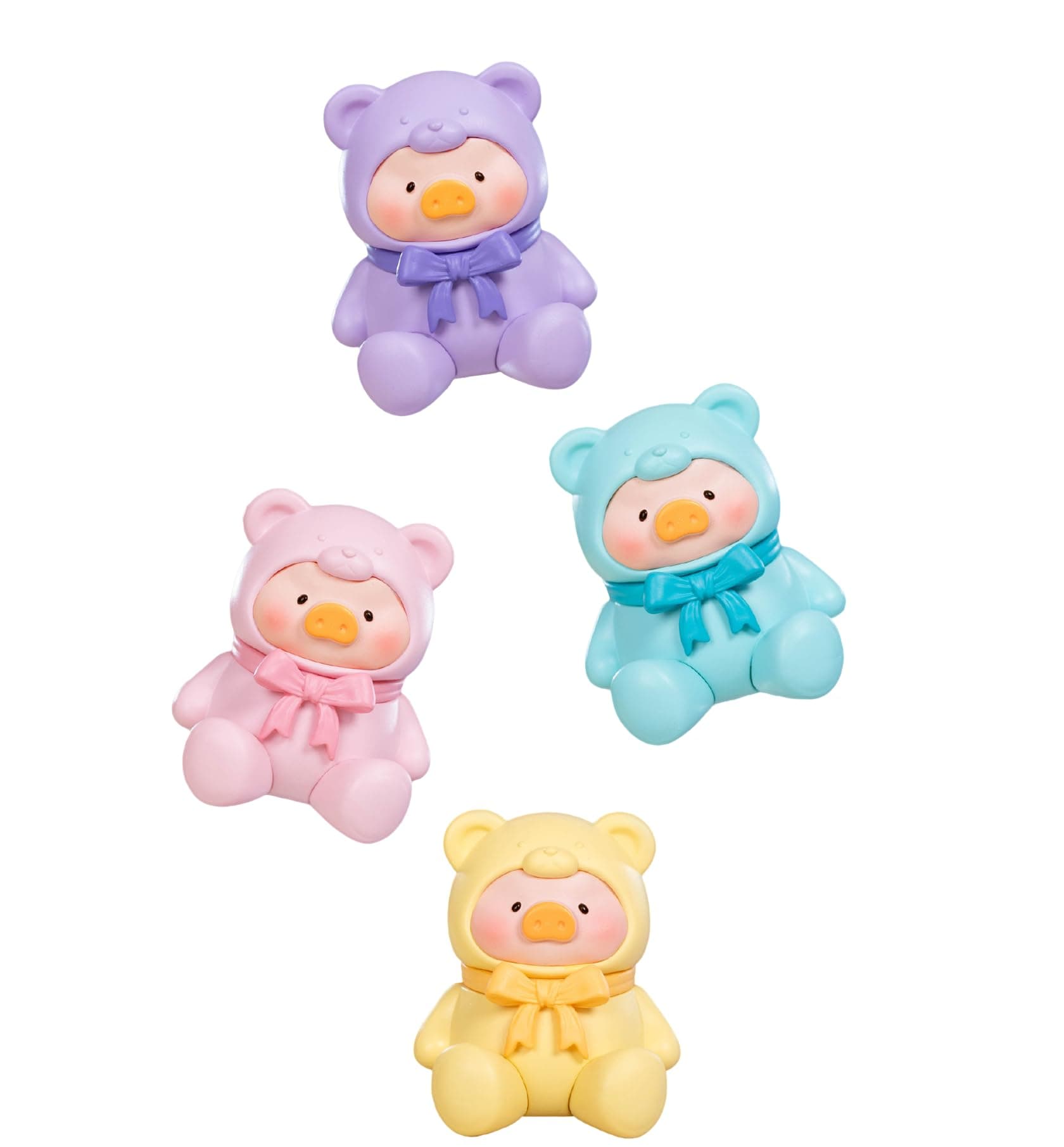 Lulu The Piggy Bear Mini Bean Blind Box Figures for Kids Festive Birthday Gifts