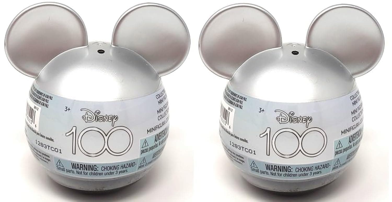 Disney 100 Piece Blind Box Collection for Kids Collectors
| Disney 100 Blind Box Set in Silver Capsules for Teen Collec