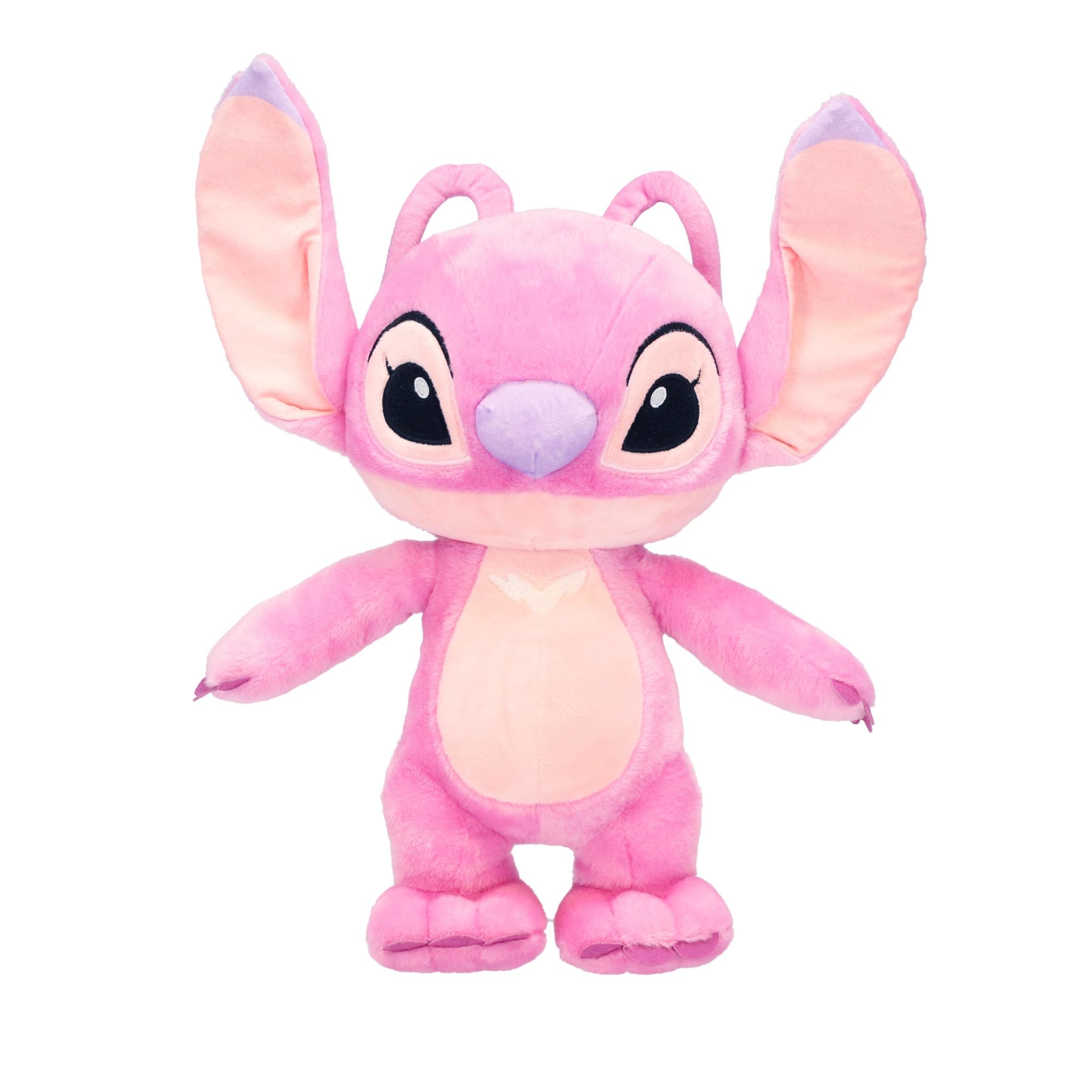 Disney Baby Lilo & Stitch Angel Soft Huggable Stuffed Animal for Kids, Cute Plush Toy for Toddler Boys and Girls, Pink A