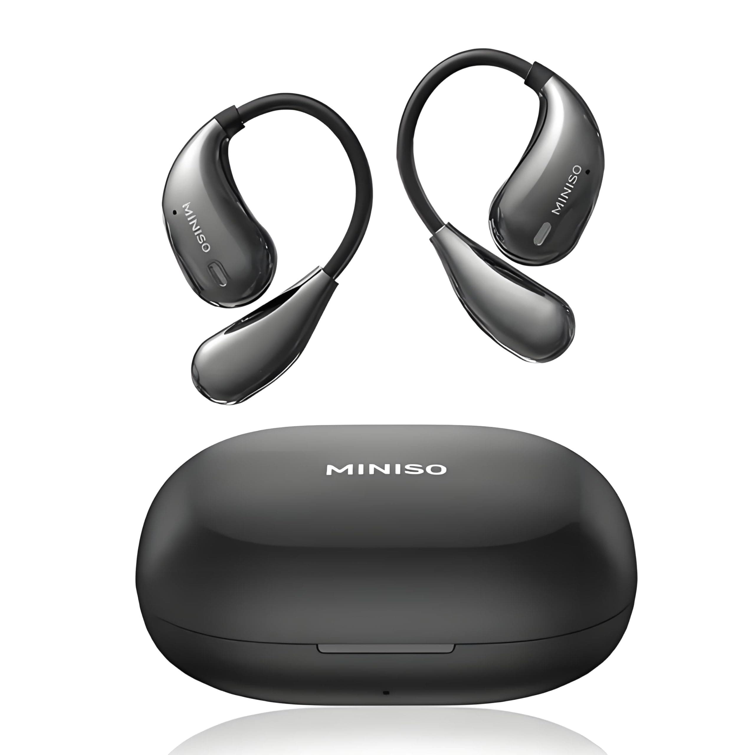 MINISO AI Translation Earbuds Real Time 135 Language Translator Earbuds for Travelers and Business Professionals with Hi