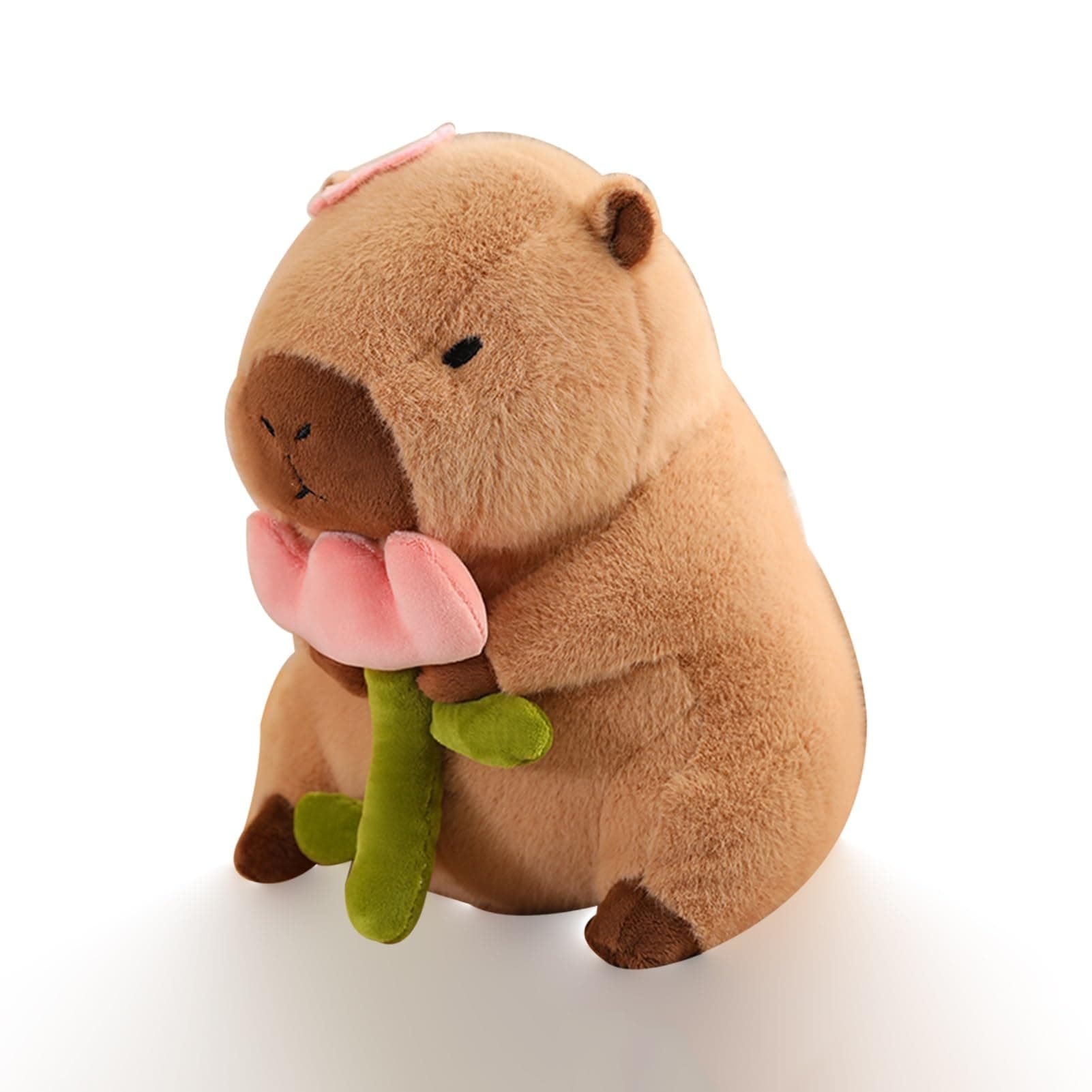 Cute Kapybara Plush Toy Pillows Kids' Soft Toy Brown Capybara Stuffed Animal Gift for Boys and Girls Brown Kawaii Capyba