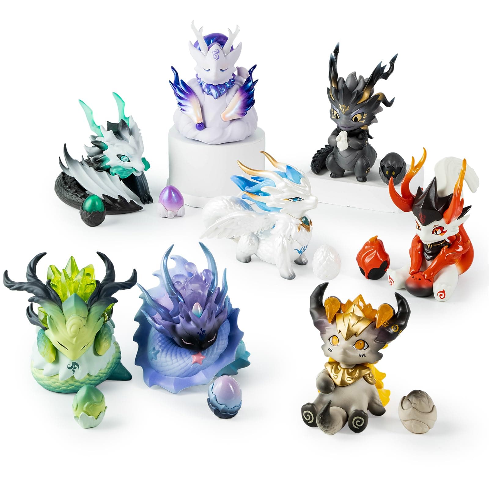 Mythical Beasts Loong Series 1PC Blind Box Figures for Collectors Birthday Gifts