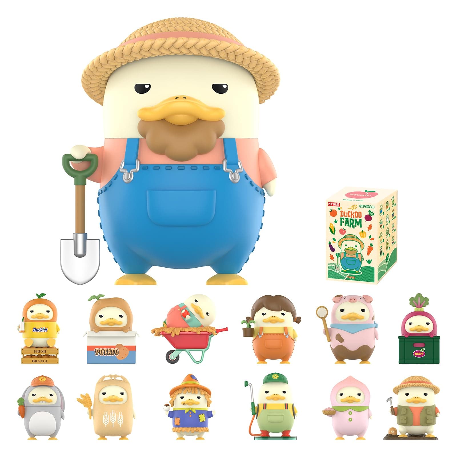 POP MART DUCKOO Farm Blind Box Figures for Desk Accessories Collectible Toys
| POP MART DUCKOO Farm Blind Box Random De