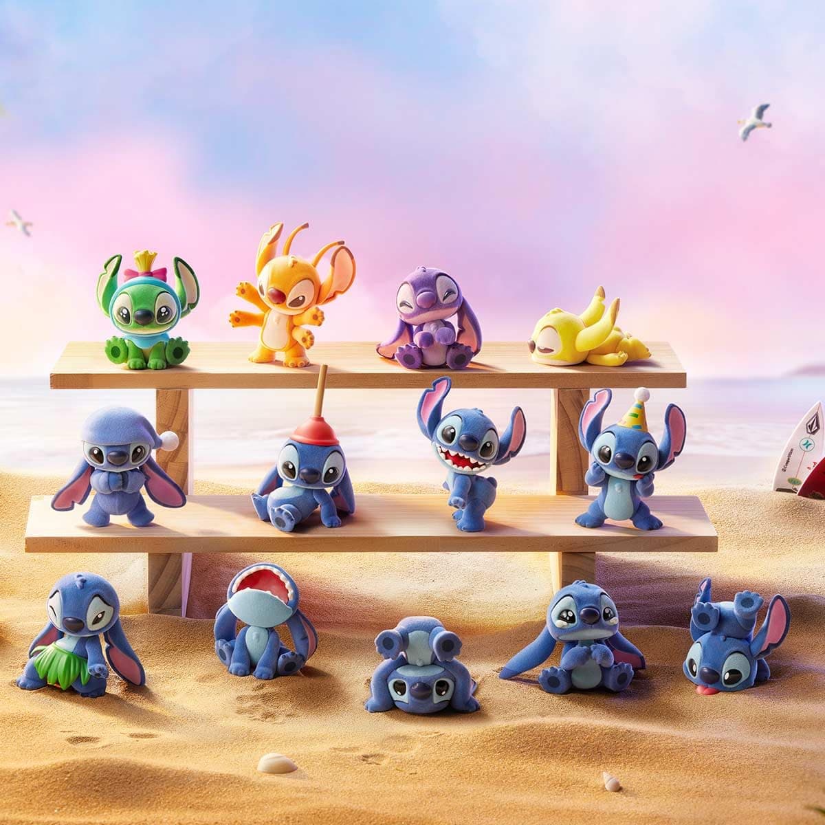 Pop Mart Stitch Little Emotions Collectible Blind Box Figure for Collectors and Anime Fans at Home or Office