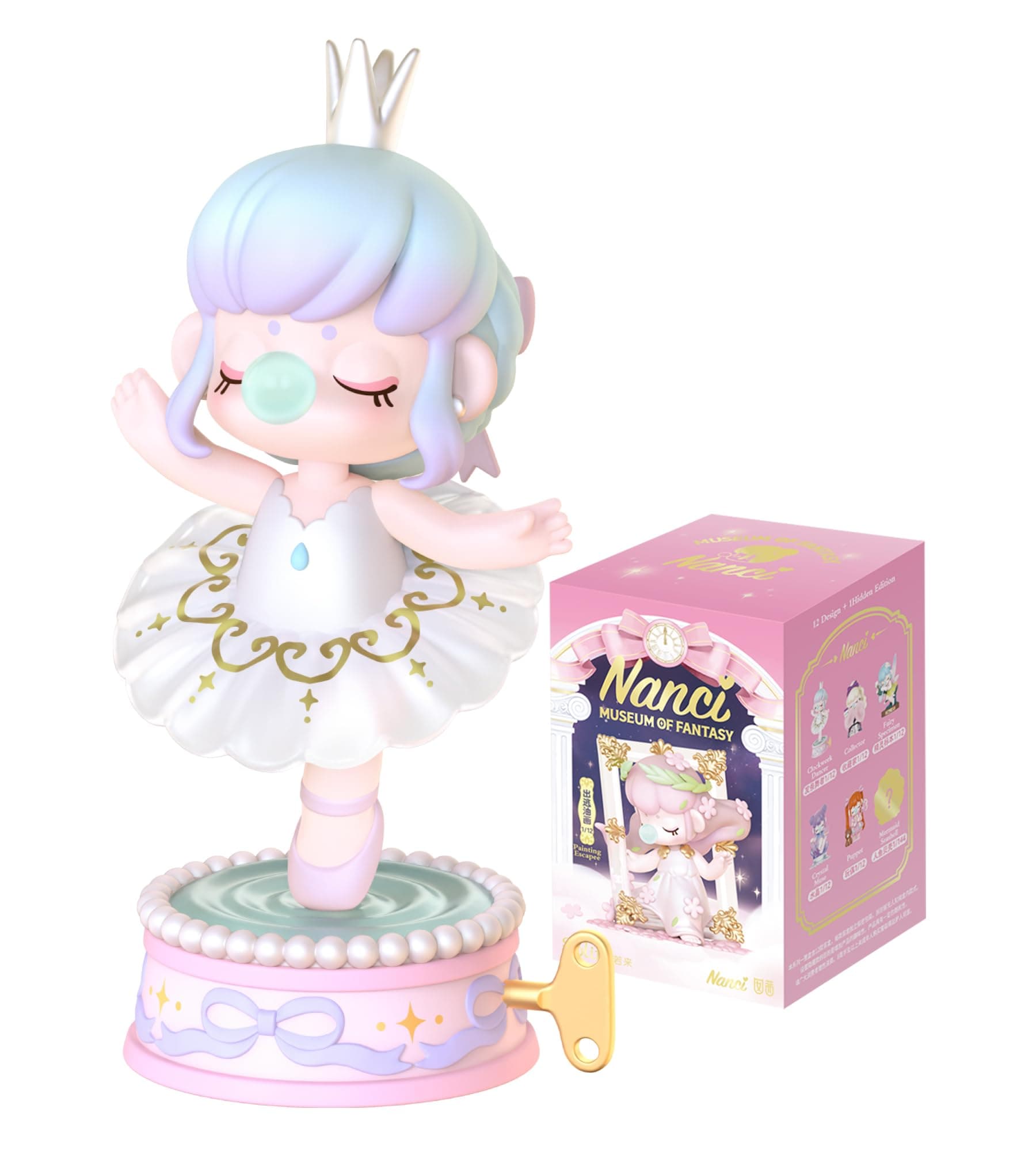 Rolife Nanci Fantasy Museum Action Figure Toys - Cute Kawaii Mini Dolls for Girls & Boys, |5" Collectible Figurines Birt
