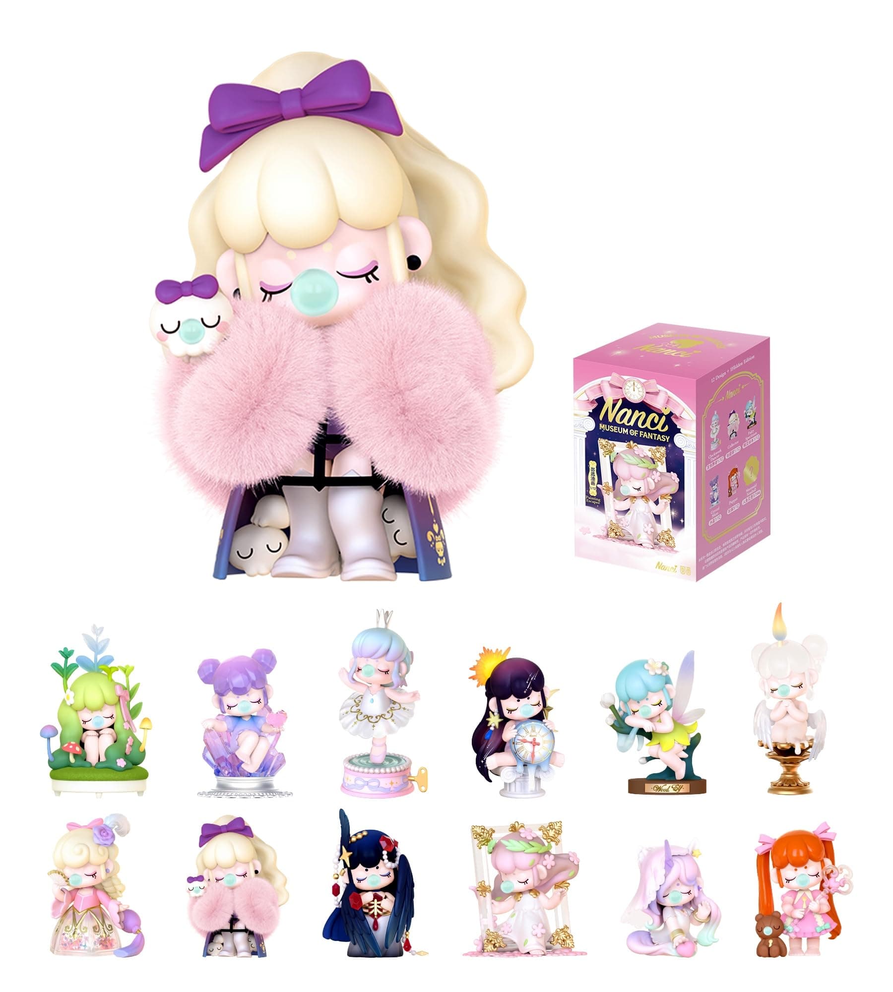 ROBOTIME Nanci Blind Box Surprise Action Figure (Museum of Fantasy) Creative Gifts for Collectors (1PC) Kawaii Random Ar