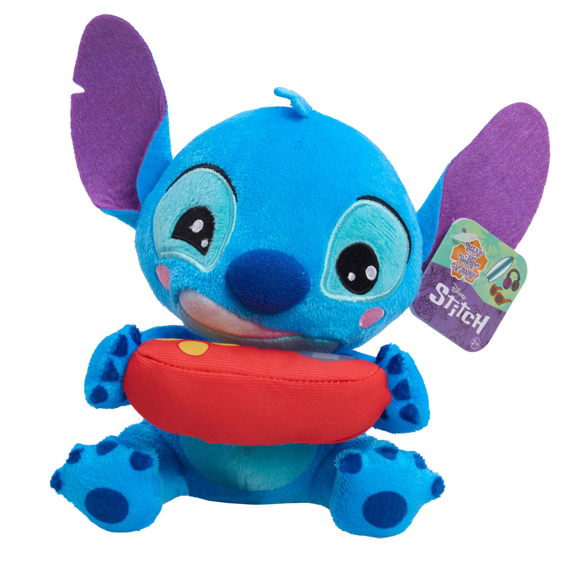 Disney Stitch That's So Soft Small Gamer Stitch Plush, 7 Inch Plush, Stuffed Animal, Kids' Toy for Ages 2 Up
